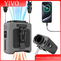 10000mAh Waist Fan Wearable Waist Fan 5 Speeds & Light 40H Hands-Free Cooling for Outdoor Jobsite Travel Long range for outdoor | AliExpress (US)