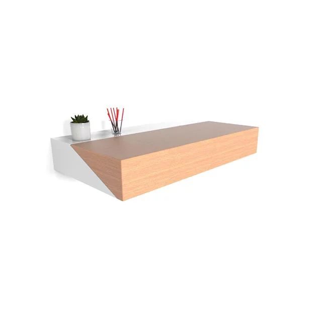 Orange22Modern XIN-WD-WHT-RIFT Wall Mounted Hideaway Desk with Expanding Top Enclosure - White Me... | Walmart (US)