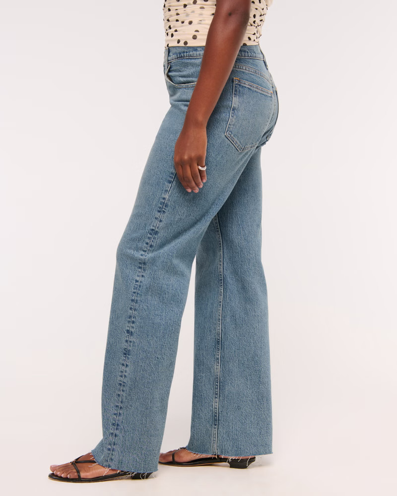 Women's High Rise 90s Relaxed Jean | Women's New Arrivals | Abercrombie.com | Abercrombie & Fitch (US)