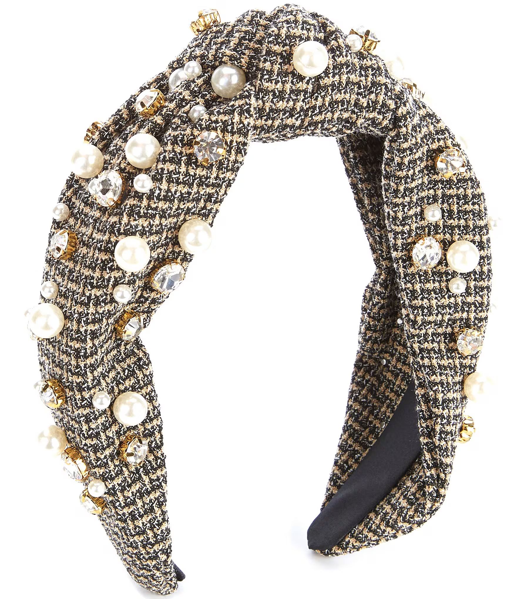 HOLLIS Chiffon Knotted Jeweled Headband | Dillard's | Dillard's