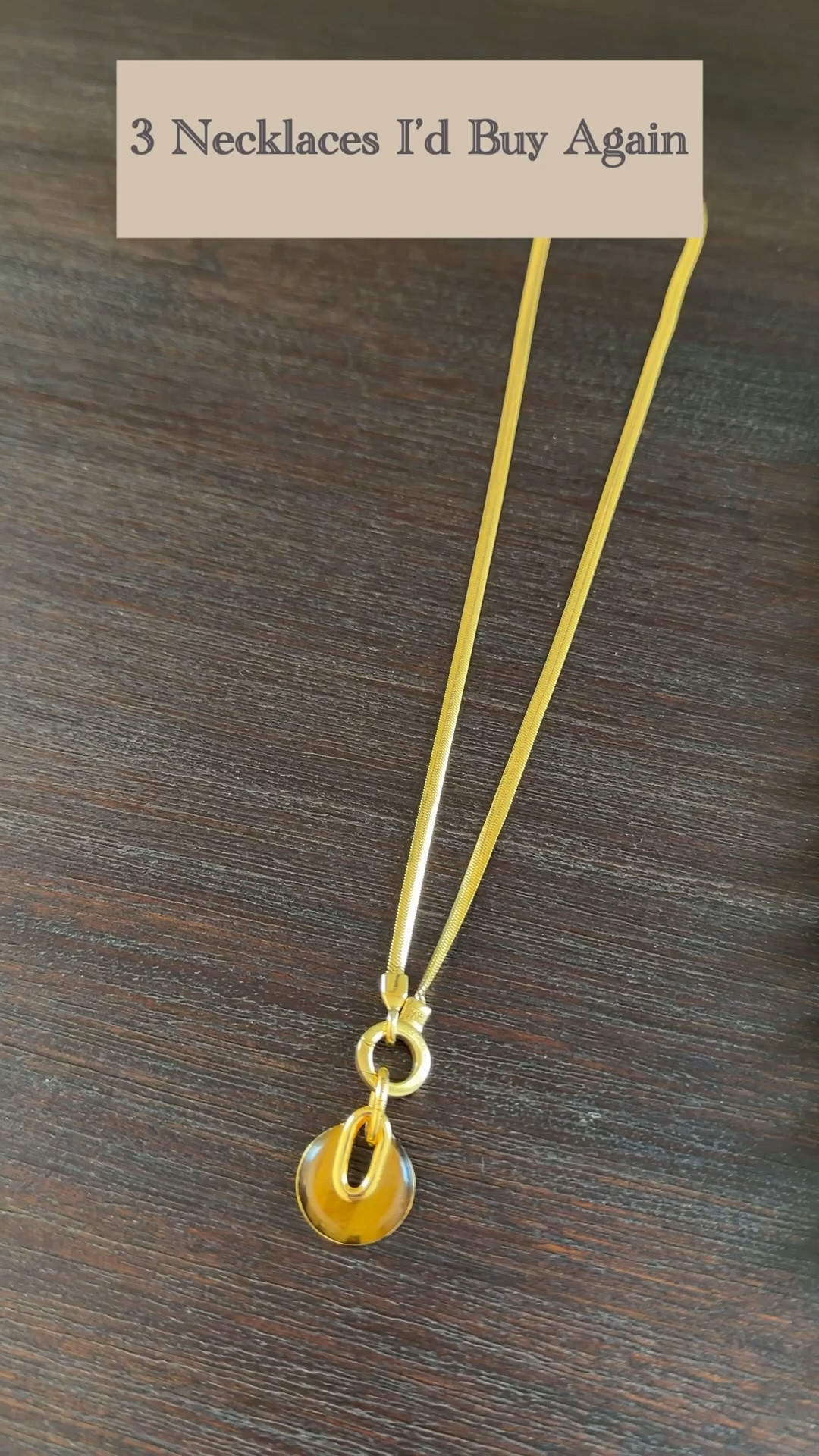 These are three necklaces I’d buy again without hesitation—and each fills a different role in my wardrobe.

✨ Monica Vinader Snake Chain – My everyday gold necklace. It layers beautifully, elevates even a simple tee, and never competes with an outfit.

💚 Connemara Marble Beaded Necklace – Adds subtle color while still feeling like a neutral. It’s one of my favorite ways to make classic basics feel more interesting.

❤️ Statement Pendant Necklace – The piece I reach for when I want an outfit to feel intentional. It instantly turns a simple white top or dress into a conversation starter.

I’m trying to build a collection of pieces I’ll love for years—not just one season. These have all earned a permanent place in my wardrobe.

I’ve linked each one (or the closest available option) in my LTK. Which one would you wear most?

#LTKOver40 #LTKPetite #LTKootd