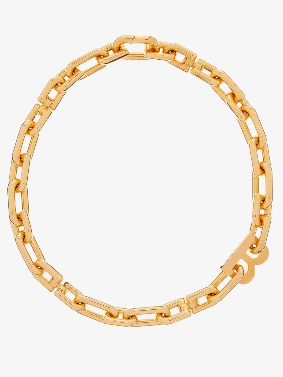 B-logo chain-link necklace | Balenciaga | Matches (US)