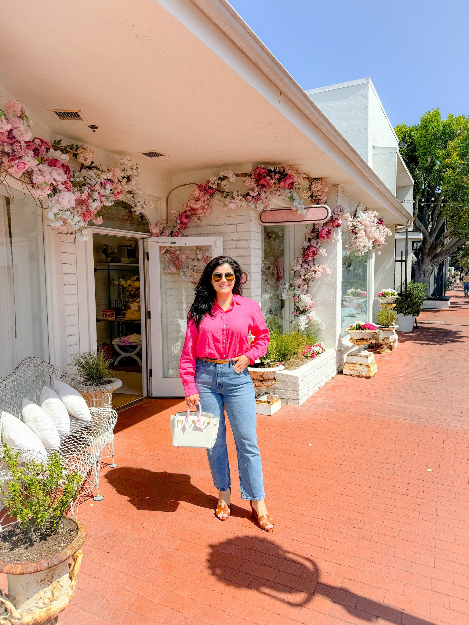 Loving this weather 🩷 

Linen button down shirt, Abercrombie and fitch, Hermes, spring outfits, spring looks 

#LTKU #LTKFindsUnder100 #LTKStyleTip