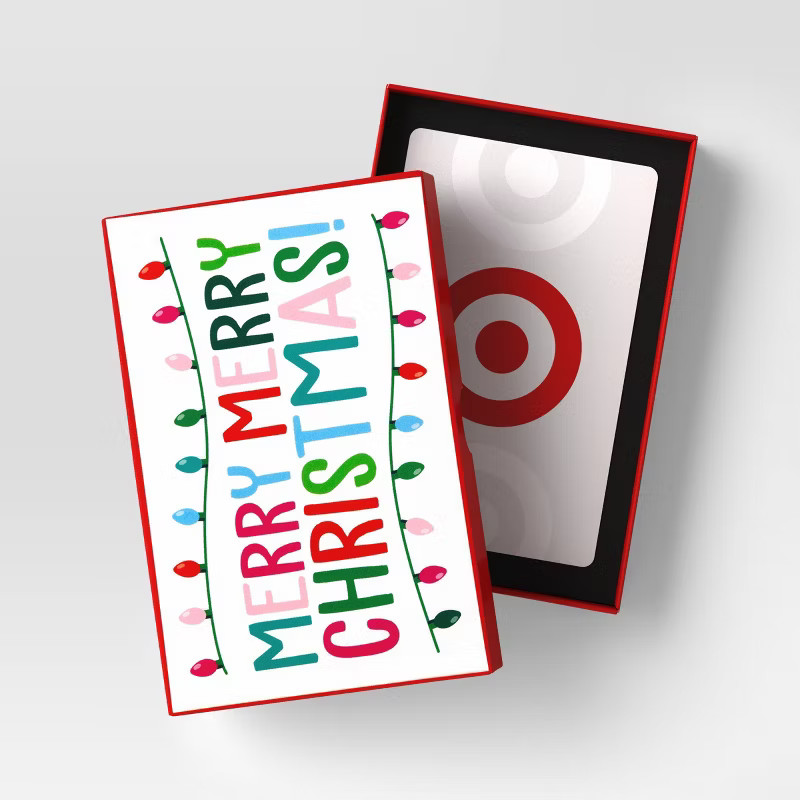 3ct 'Merry Merry Christmas' Paper Gift Card Holder - Wondershop™ | Target
