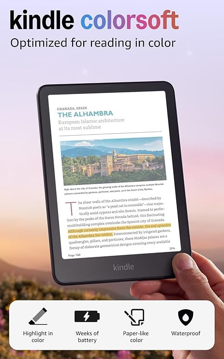 Amazon Kindle Colorsoft 16 GB (newest model) – With color display that brings covers and conten... | Amazon (US)