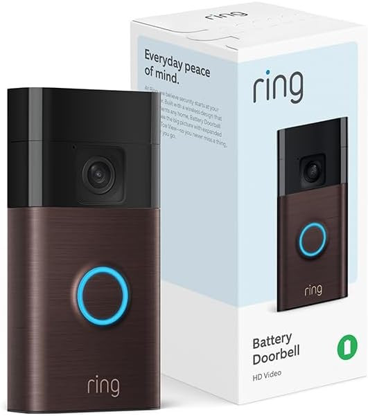 All-new Ring Battery Doorbell, Head-to-Toe Video, Live View with Two-Way Talk, and Motion Detecti... | Amazon (US)