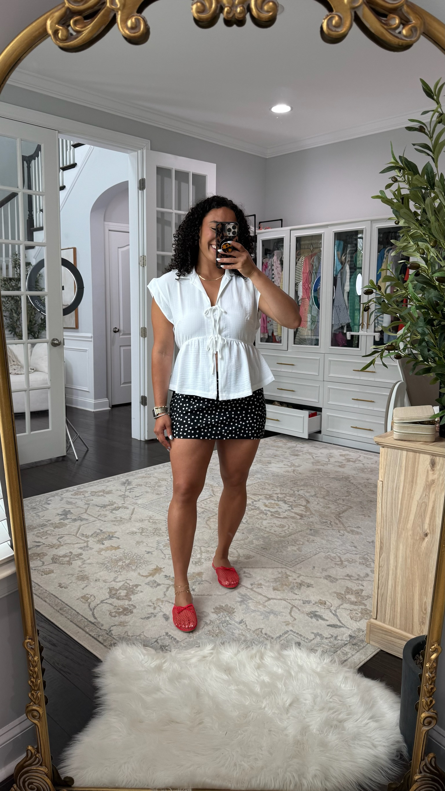Target casual summer outfit idea. I love this skort and tie-front top!

#LTKootd #LTKmomlife #LTKSeasonal