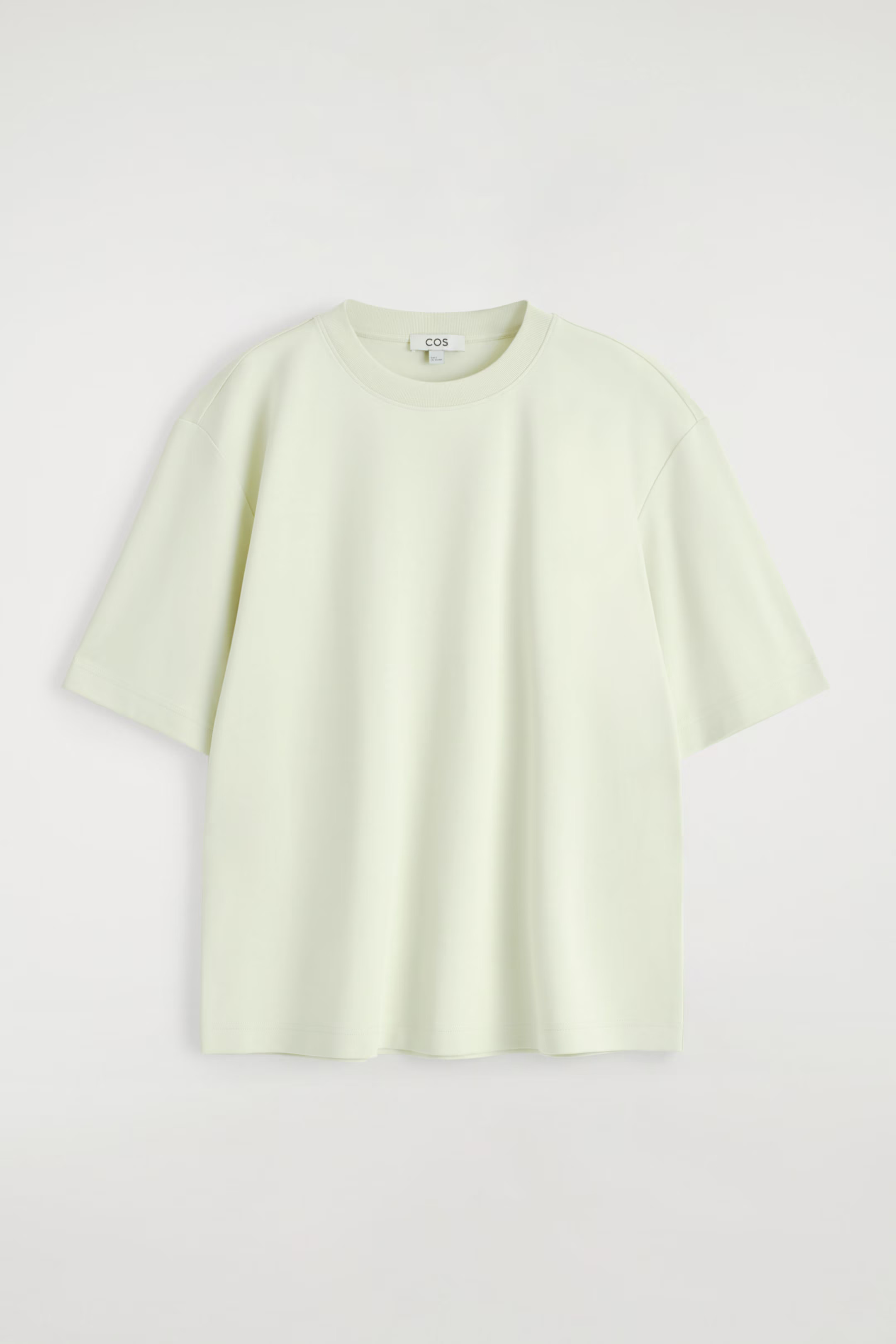 OVERSIZED COTTON T-SHIRT - LIGHT GREEN | COS US | COS (EU)