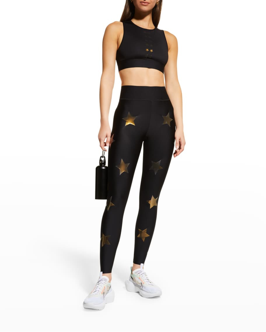 Ultracor Lux Knockout Star-Print Ankle Leggings | Neiman Marcus
