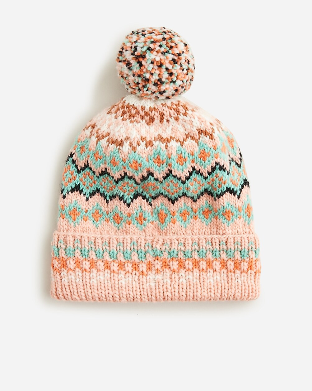 Chamula™ Fair Isle merino wool pom beanie | J. Crew US