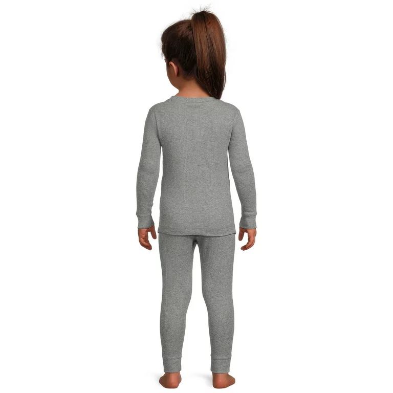 easy-peasy Toddler Unisex Long Sleeve Pant Pajama Set, 2-Piece, Sizes 12M-5T | Walmart (US)