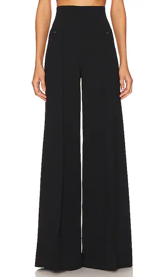 Amura High Waisted Wide Leg Pant in Black | Revolve Clothing (Global)