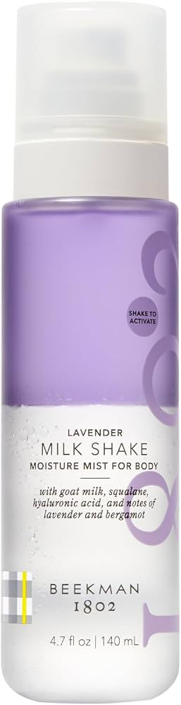 Beekman 1802 Milk Shake Hydrating Body Mist \u2013 Alcohol-Free Moisture with Goat Milk, Hyaluron... | Amazon (US)