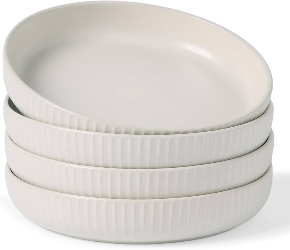 famiware Starlight Large pasta bowls set of 4, Serving Bowls for Pasta, Salad, Dinner, Oatmeal. M... | Amazon (US)