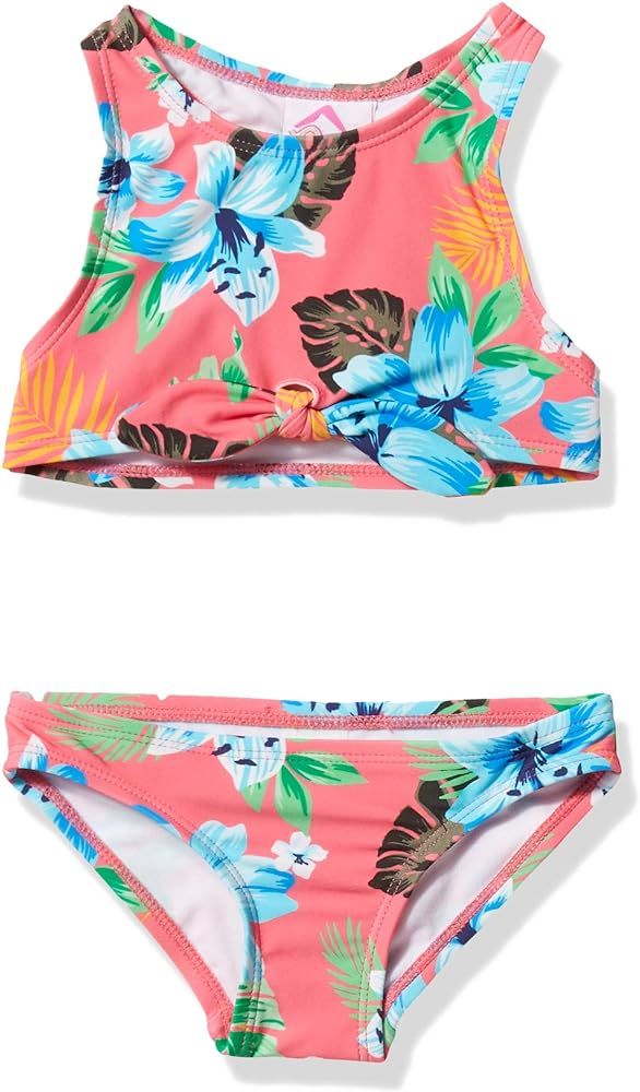 Kanu Surf Girls' Addie UPF 50+ Beach Sport Racer Bikini 2-Piece Swimsuit | Amazon (US)