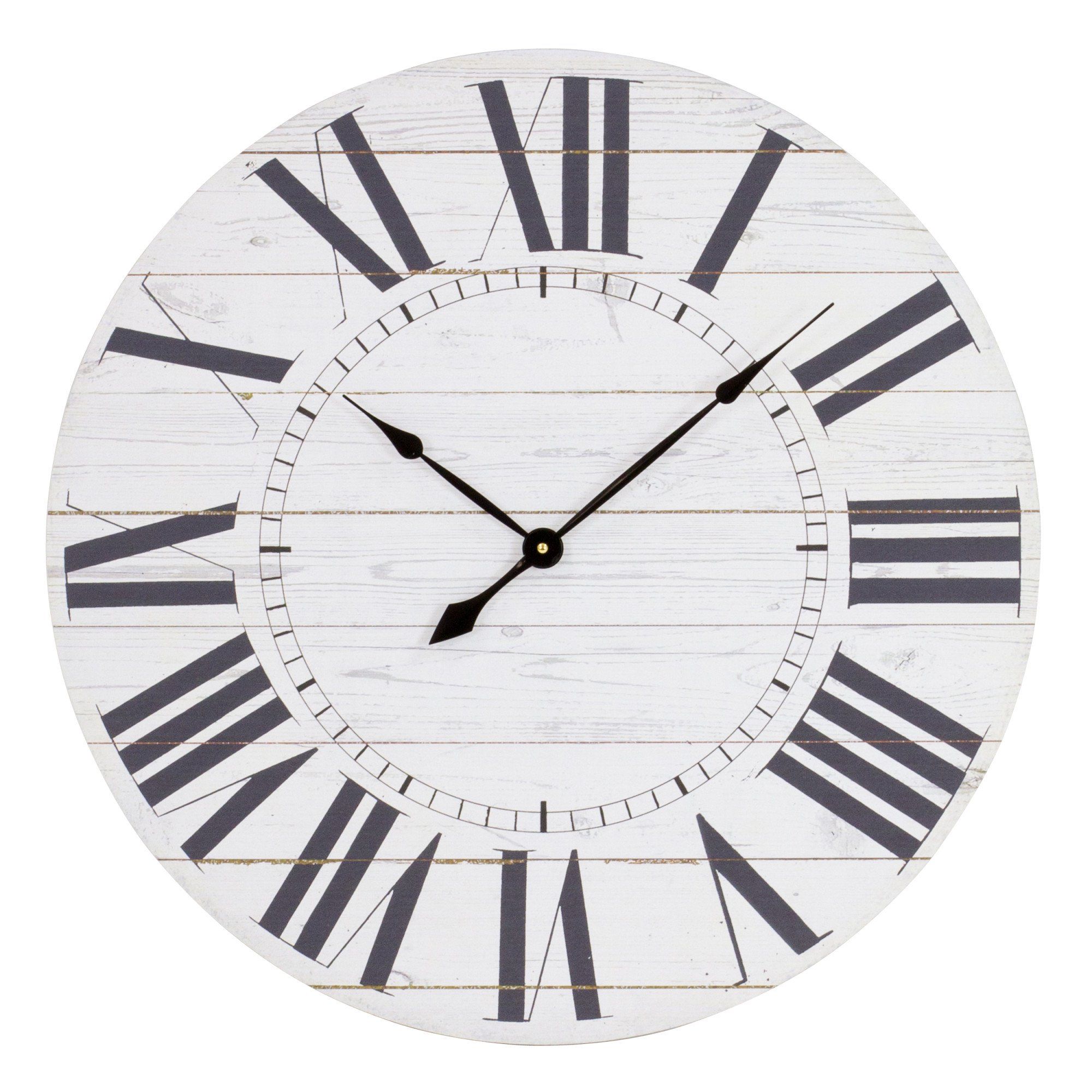 Aspire Home Accents 5865 Estelle 23" Diameter Wood Analog Clock | Walmart (US)