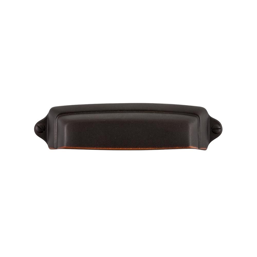 Sumner Street Home Hardware Grayson 2-1/2 in. Center-to-Center Oil Rubbed Bronze Cup Pull-RL02008... | The Home Depot