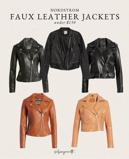 Faux leather jackets under $150

#LTKstyletip #LTKSeasonal #LTKunder100