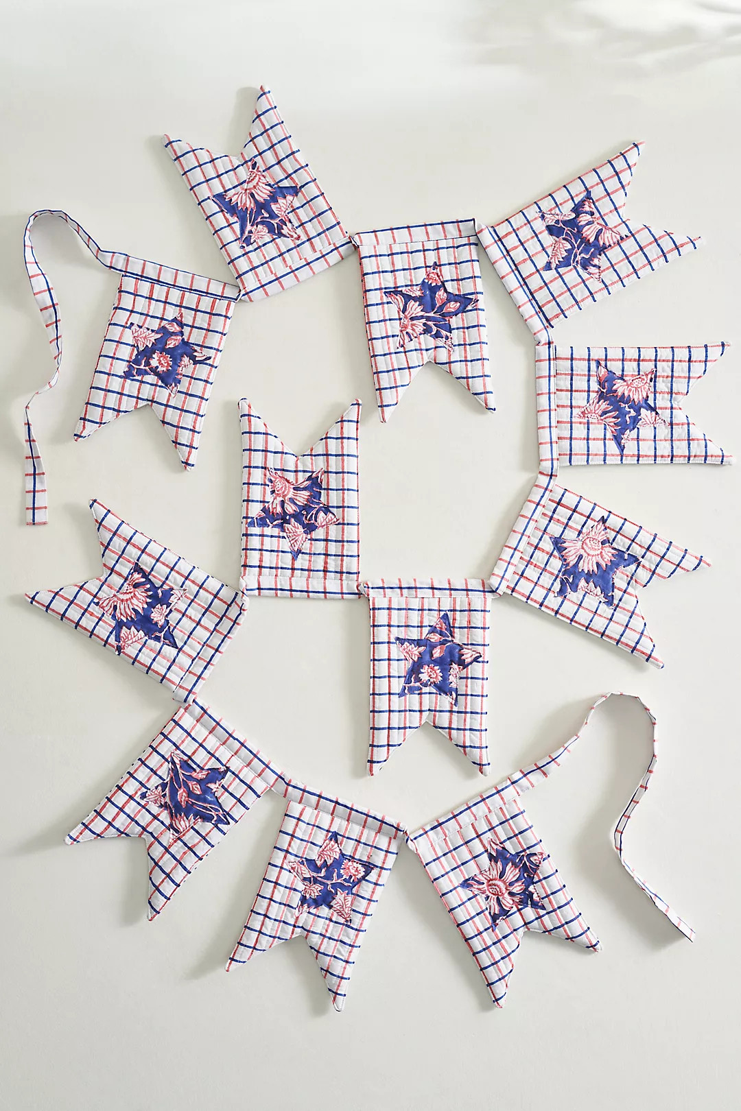 Americana Quilted Garland | Anthropologie (US)