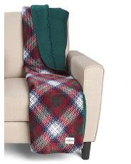 Charles Plaid Plush Sherpa Reversible Throw | Home | TJ Maxx | TJ Maxx
