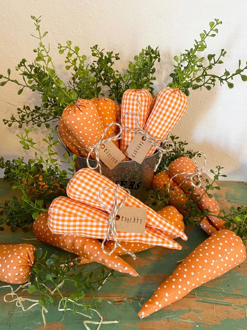 Set of 3 Decorative Carrots READY TO SHIP Spring Decor | Etsy | Etsy (US)