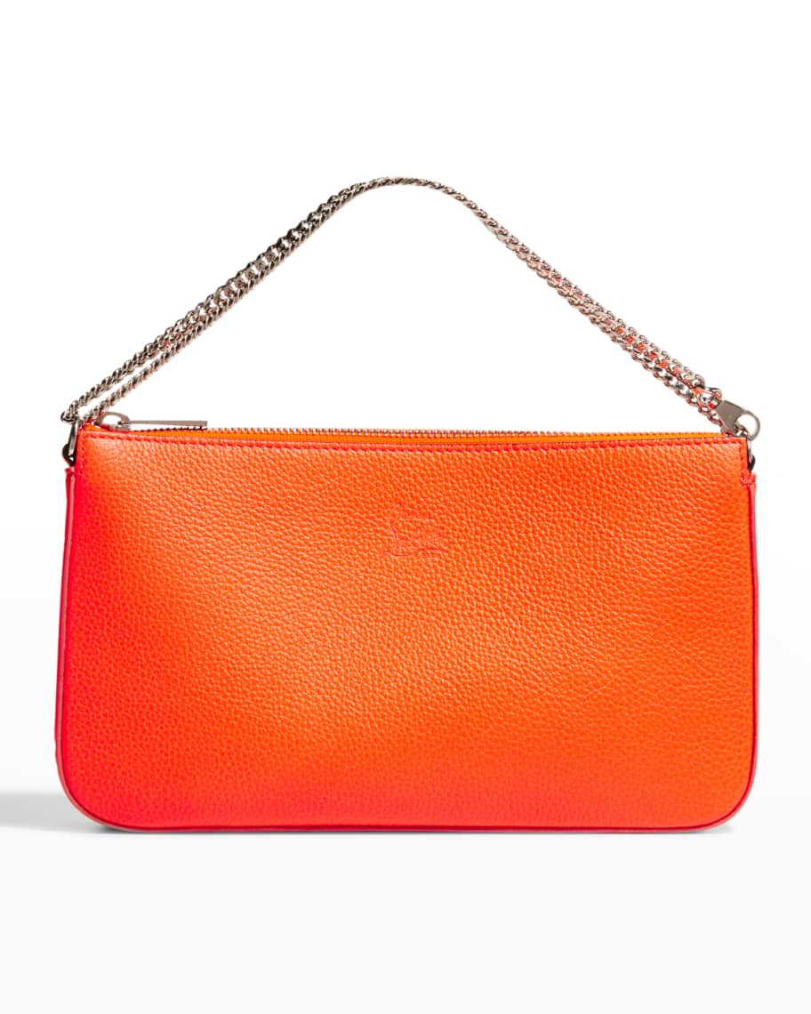 Christian Louboutin Loubila Pouch Chain Clutch Bag | Neiman Marcus