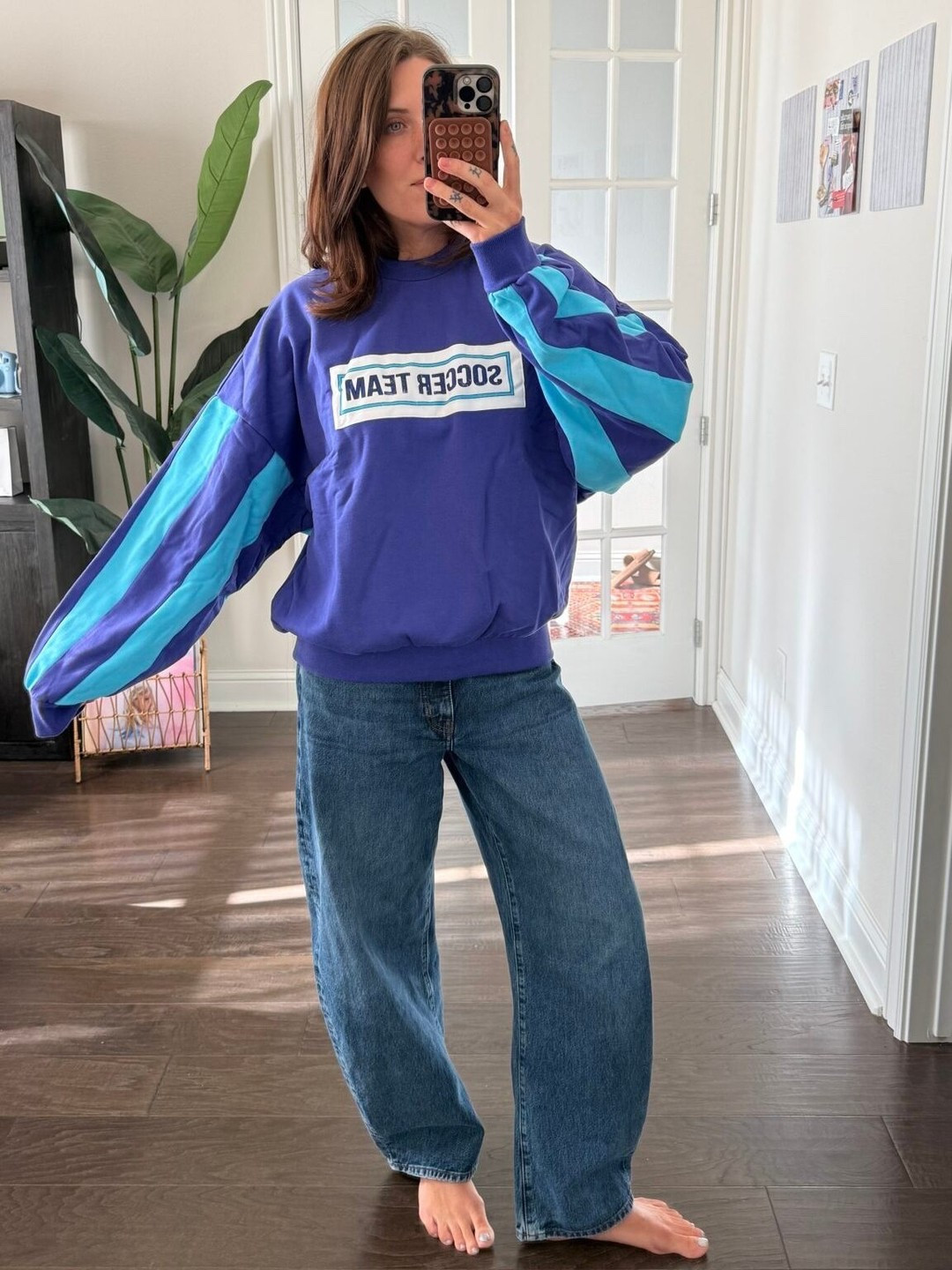 Ah, wintertime, the season that always, and I mean always, finds me looking at my wardrobe for a dopamine hit. Thankfully, I came across a few graphic tees and sweatshirts that felt vintage: colorful, vibey, happy. 