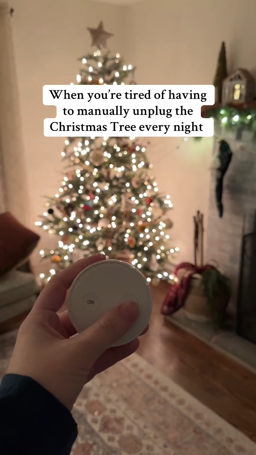Wireless light switch works perfect for our Christmas tree! 

Christmas decorating, Christmas decor, Christmas living room

#LTKHoliday #LTKSeasonal #LTKHome