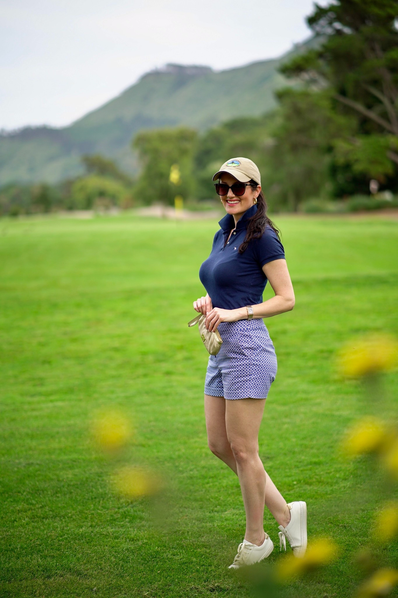 Looking for what to wear golfing in warm weather? This cute and preppy summer golf outfit features a breathable polo shirt, tailored golf shorts, classic golf shoes, and a baseball cap for sun protection—perfect for country clubs, resort courses, golf tournaments, and casual rounds on the golf links. A polished, comfortable golf outfit idea for women who want style, performance, and effortless sporty elegance. 

#LTKActive #LTKSeasonal #LTKdayinmylife