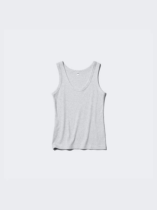 Soft Ribbed Vest Top | UNIQLO (UK)