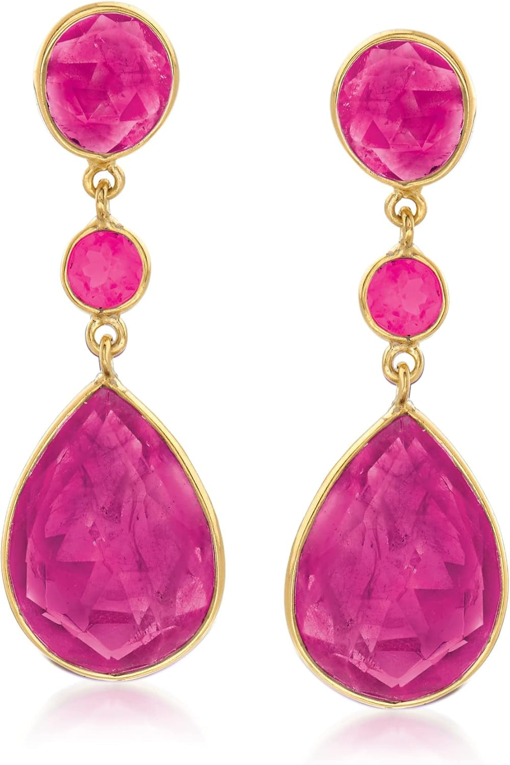 Ross-Simons Gem Drop Earrings of 18kt Gold Over Sterling | Amazon (US)