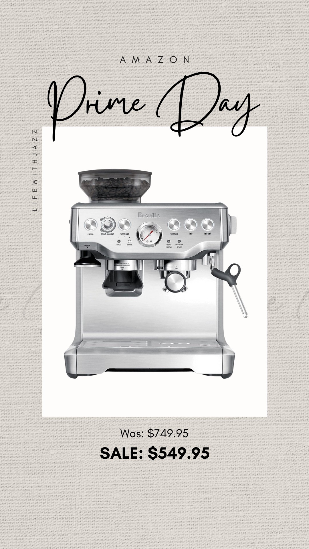 For any coffee lovers — the Neville barista express machine is $200 off! 

Linked to a few other coffee items that are part of prime day

Kitchen essentials / home 

#LTKSaleAlert #LTKHome
