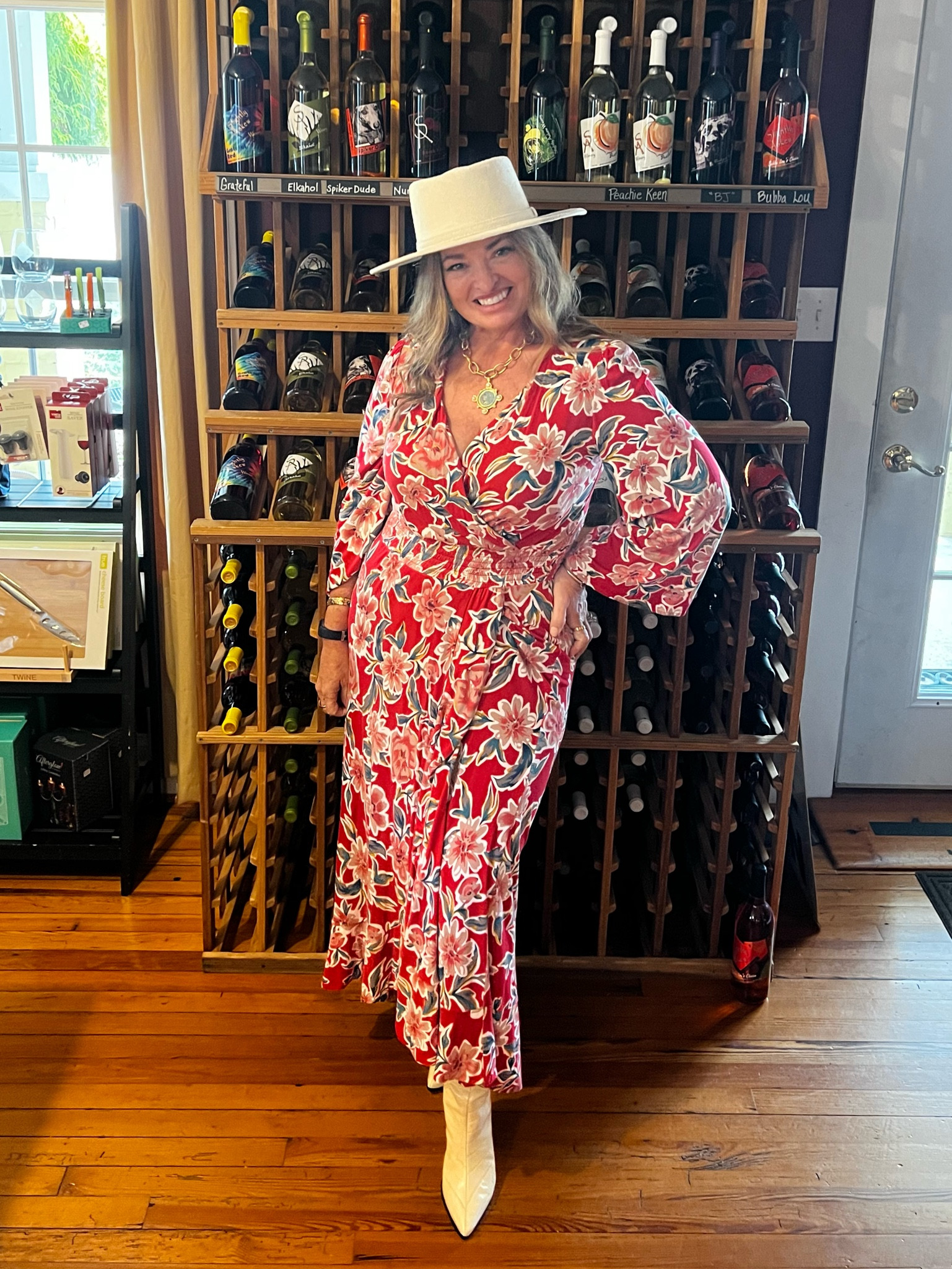 A red floral maxi is such a vibe and great for valentines day❤️❤️❤️.#LTKHoliday

#LTKstyletip #LTKwedding #LTKshoecrush