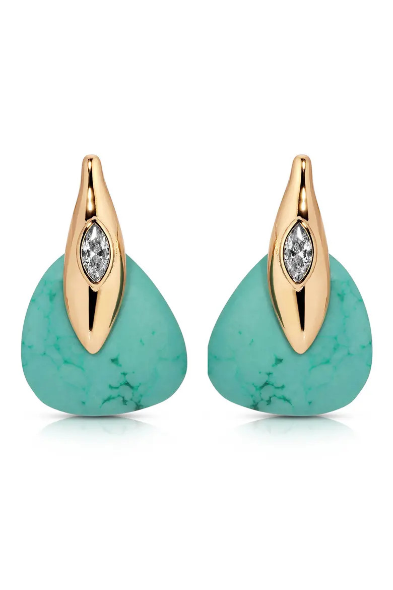 Turquoise & Crystal Earrings (Women) | Nordstrom | Nordstrom