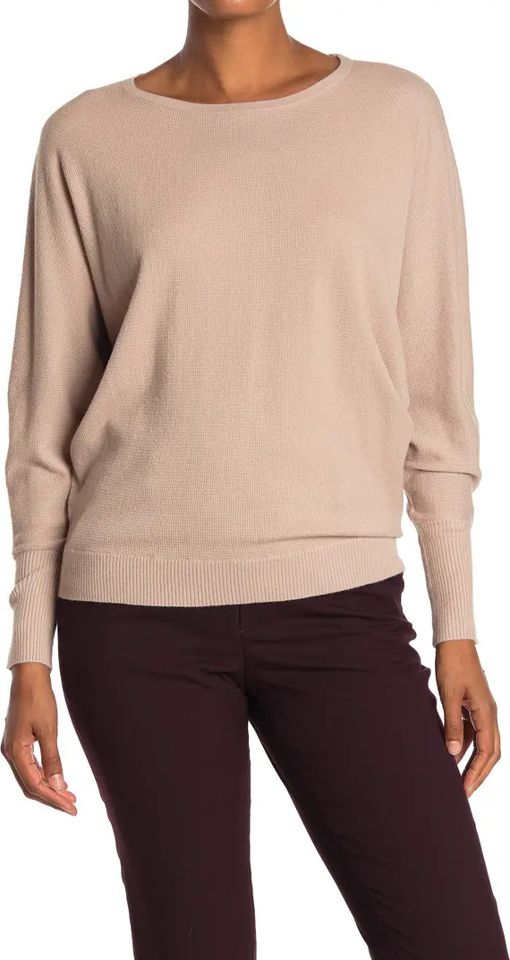 Textured Boatneck Long Sleeve Top | Nordstrom Rack