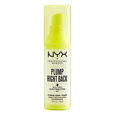 NYX PROFESSIONAL MAKEUP Plump Right Back Plumping Serum & Primer With Hyaluronic Acid | Walmart (US)