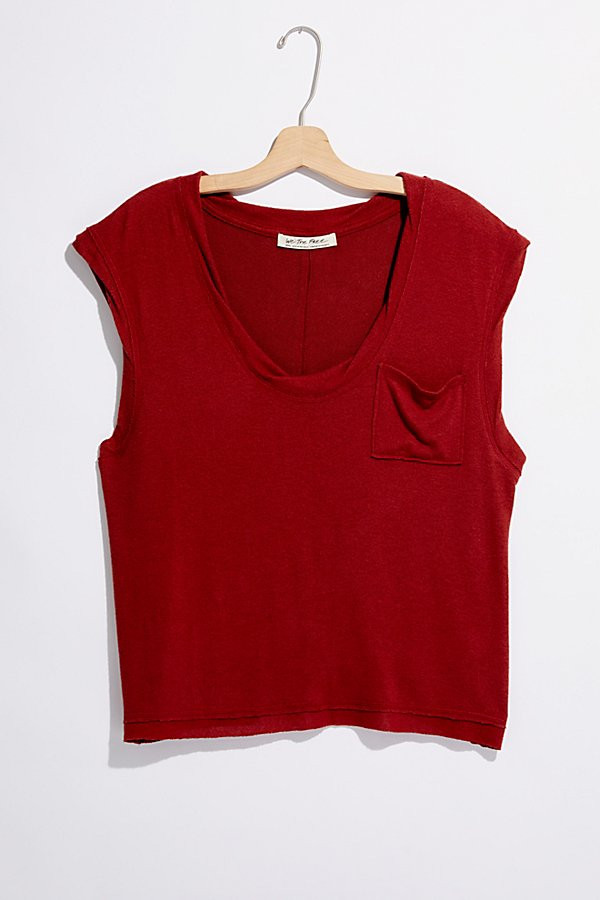 We The Free Courtney Hacci Muscle Tee by We The Free at Free People, Cowboy, M | Free People (Global - UK&FR Excluded)
