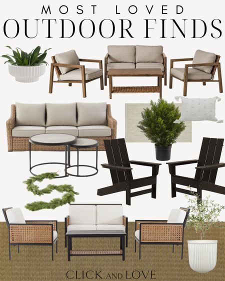 Outdoor most loved! Own and love these outdoor chairs from wayfair ✨

Seasonal finds, budget friendly patio,  target, target home, wayfair, wayfair home, Walmart, Walmart home, patio furniture, balcony, deck, porch, outdoor furniture, seasonal decor, planter, outdoor rug, drink dispenser, outdoor pillow, garland, faux cedar tree

#LTKhome #LTKstyletip #LTKSeasonal