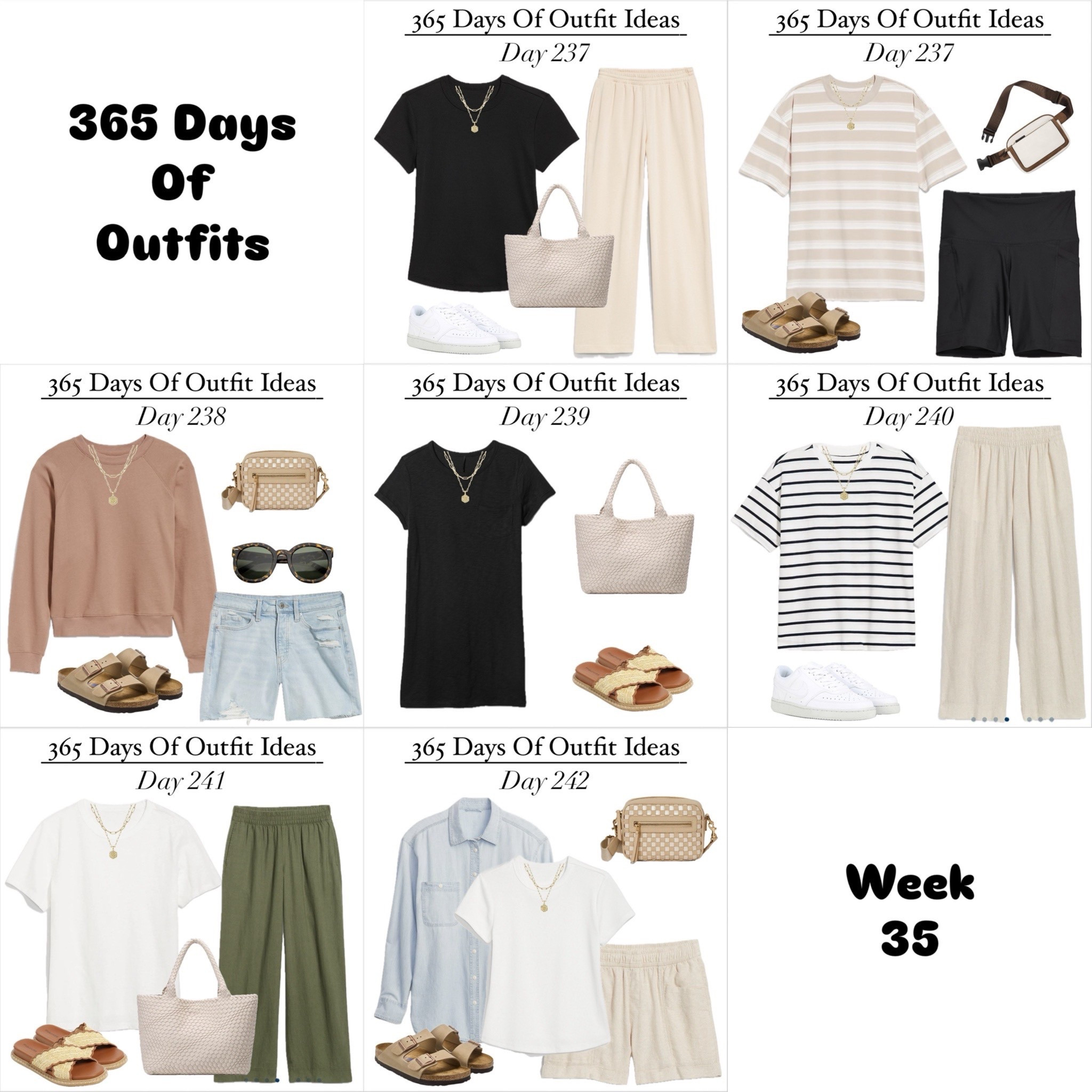 Messed up my days a bit. Oops. But here is week 35 weekly outfit ideas! #oldnavy #amazonfinds #amazonfashion #casualoutfits #casualoutfit #linenpantsoutfit #falltransitionoutfits

#LTKStyleTip #LTKFindsUnder50 #LTKSaleAlert