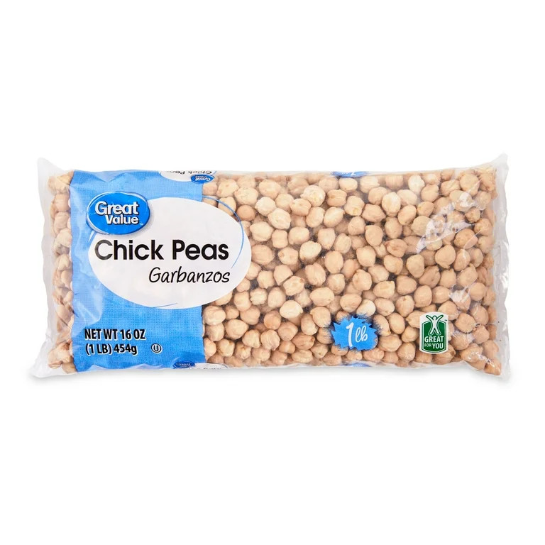 Great Value Chick Peas Garbanzos, 1 lb | Walmart (US)