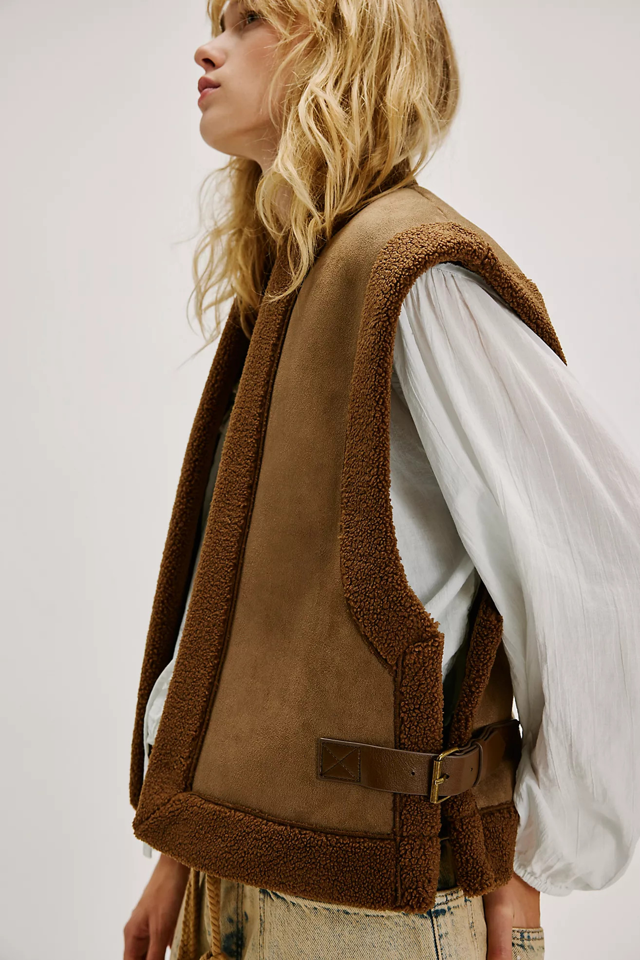 Marianna Vegan Suede Vest | Free People (Global - UK&FR Excluded)