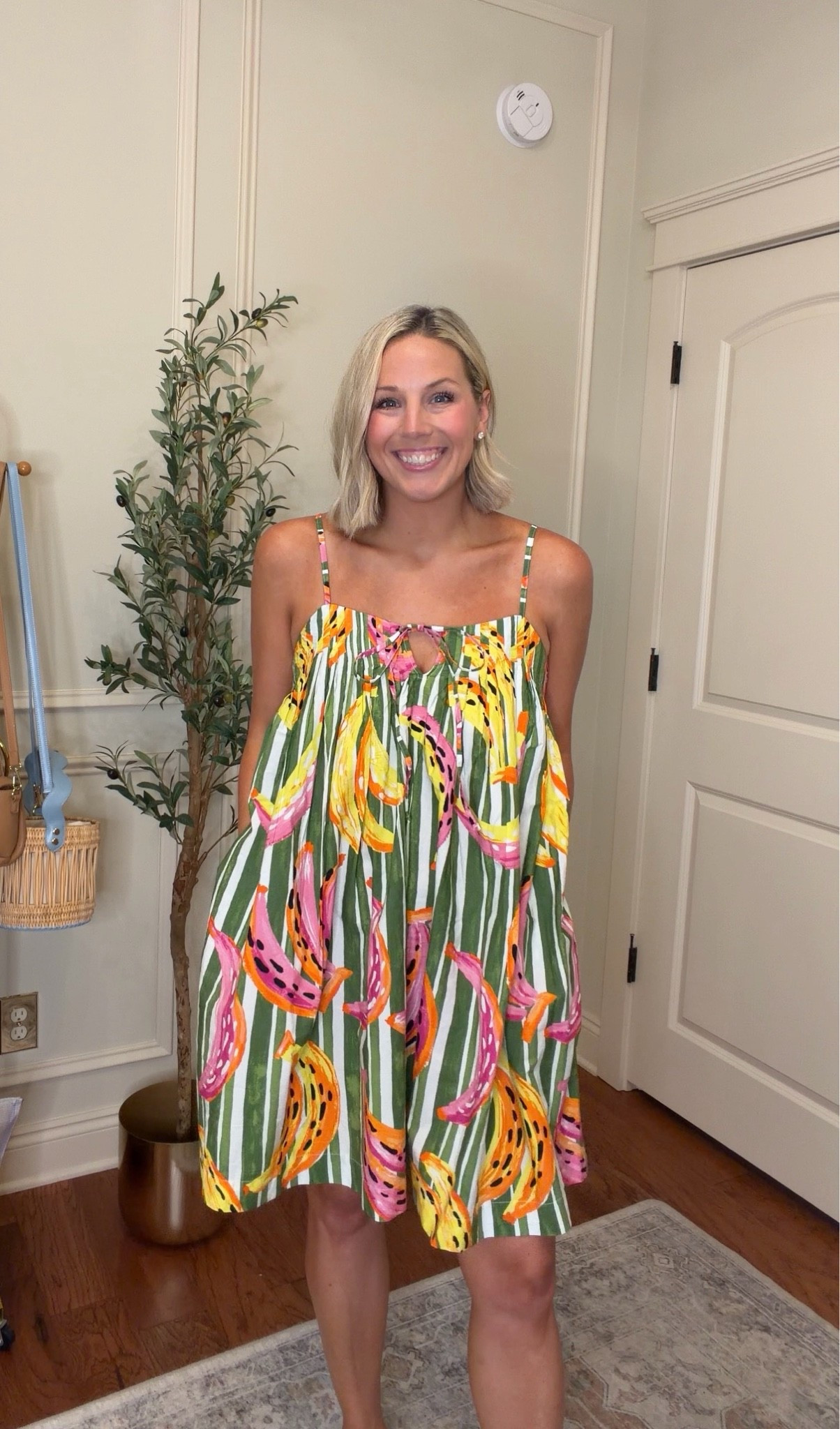 New Walmart order!!! So so good! It’s giving designer vibes but amazing prices! 
Pink dress- size XS 
Pineapple dress- runs big size Xs 
Banana dress- runs big size Xs 
Swim/active dress size small, should’ve done a medium 
Banana top- size xsmall jeans size 2 and should have done a 4 

@walmart #walmartpartner #walmartstyle

#LTKSaleAlert #LTKootd #LTKmomlife
