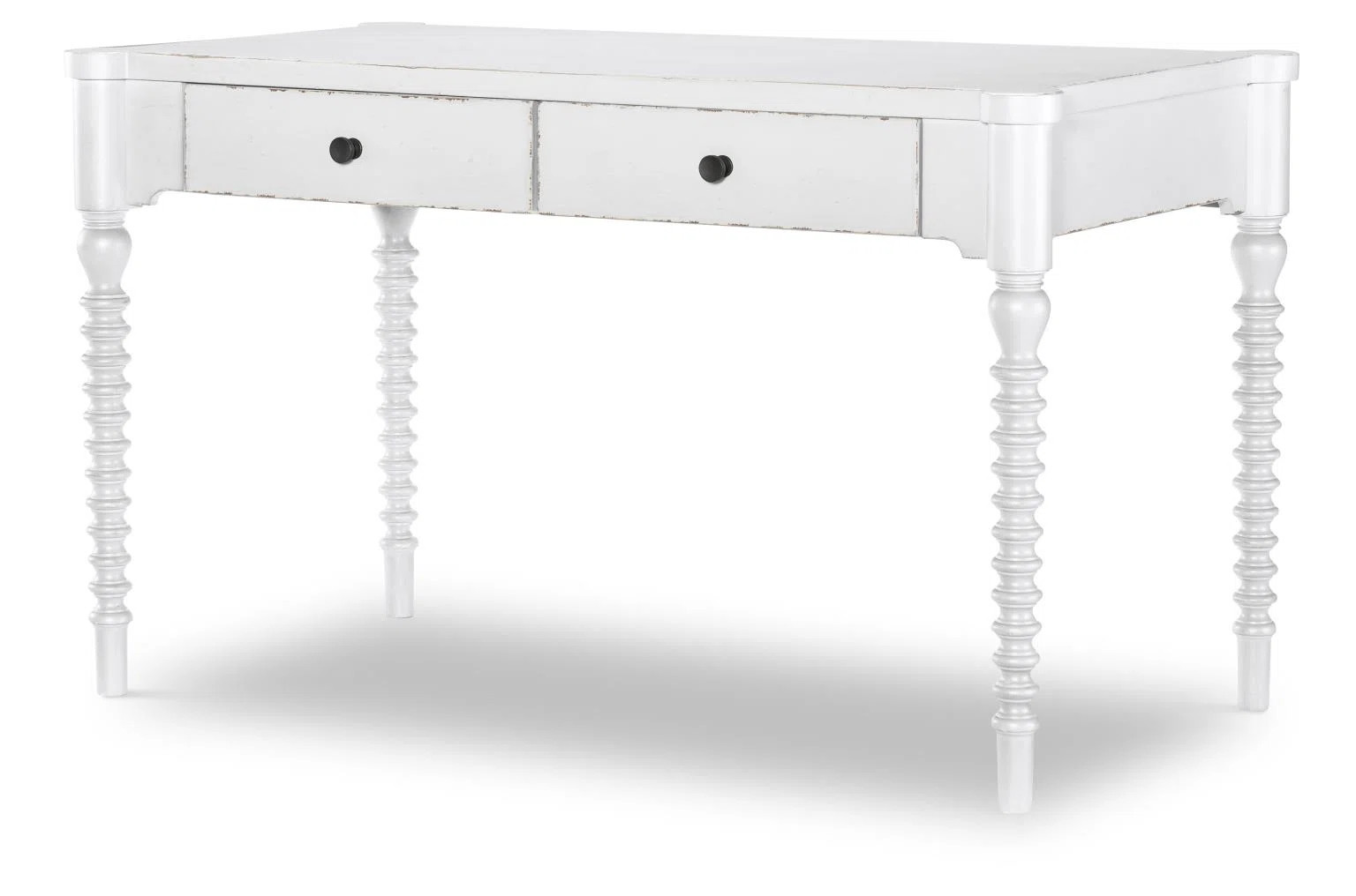 Country Living Vintage Market Turned Bobbin Leg Writing Desk (2 Drawers) | Birch Lane