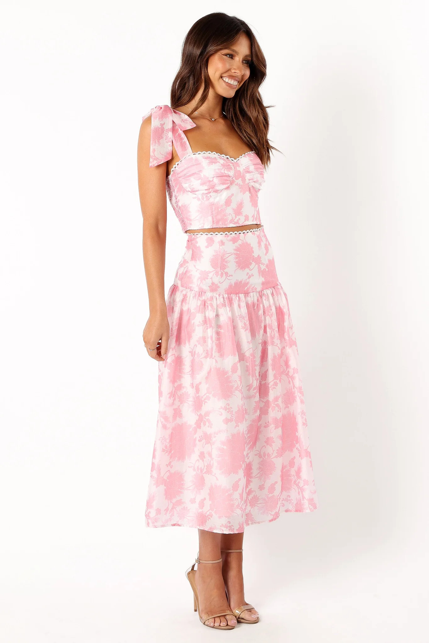Elle Two Piece Set - Pink Floral | Petal & Pup (US)