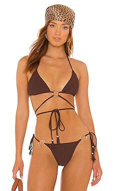 Bananhot X REVOLVE Noelle Bikini Top in Cocoa from Revolve.com | Revolve Clothing (Global)
