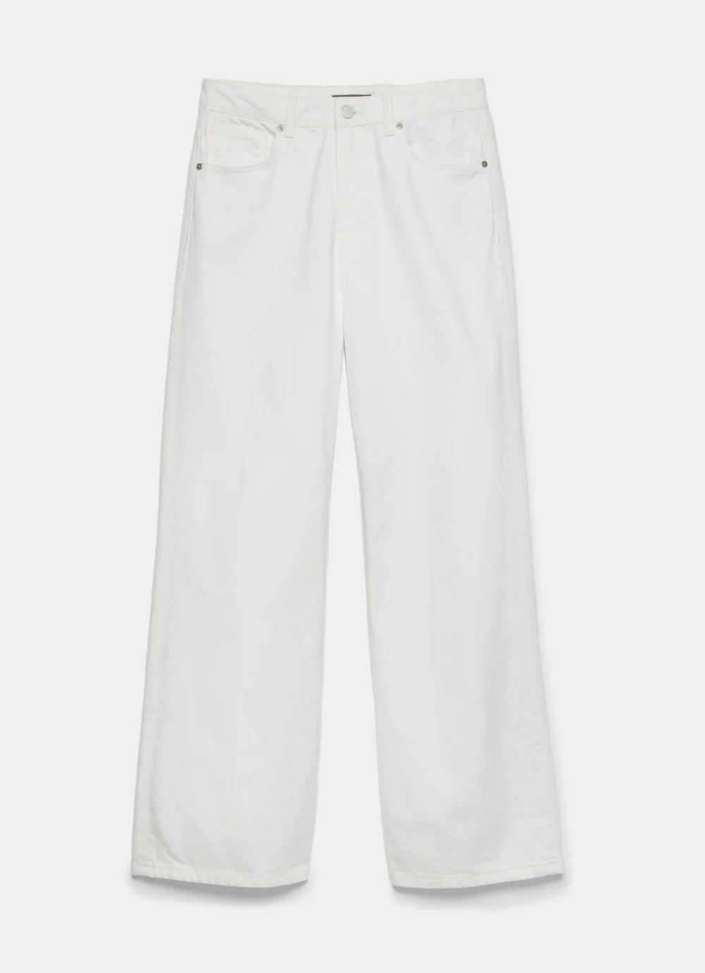 White Workable Wide Jeans | Mint Velvet