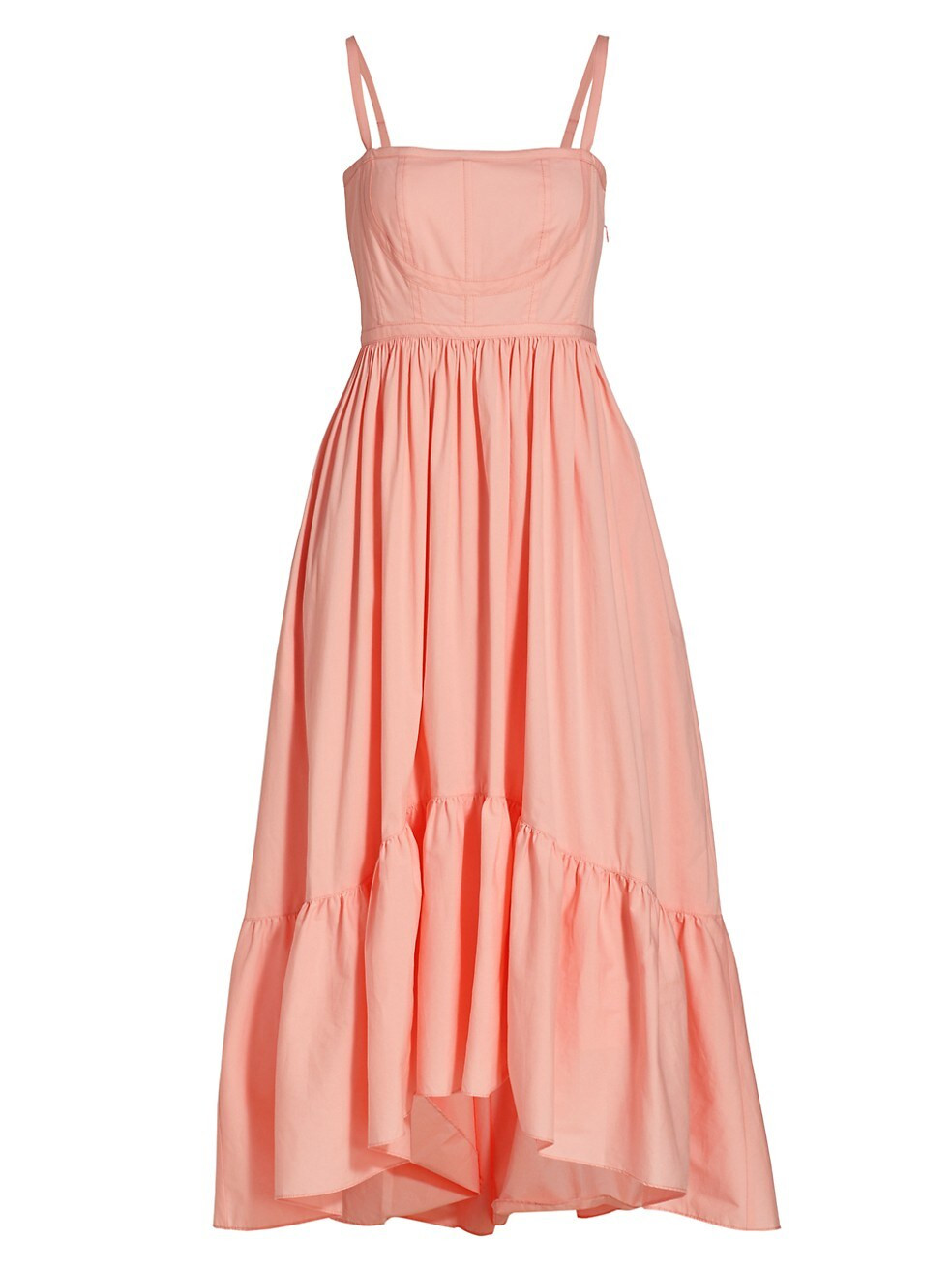 Elsie Single-Tiered Midi-Dress | Saks Fifth Avenue