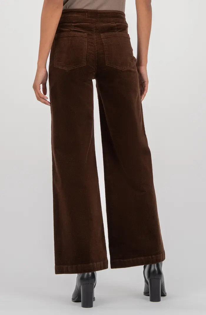 Meg Welt Pocket Wide Leg Corduroy Pants | Nordstrom