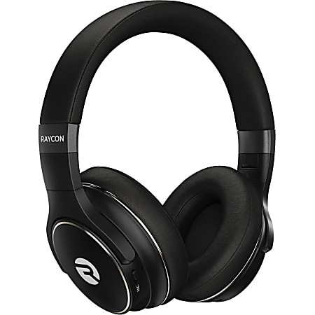 Raycon The Everyday Over-The-Ear Wireless Headphones, Carbon Black, RBH820-BLA | Office Depot and OfficeMax 
