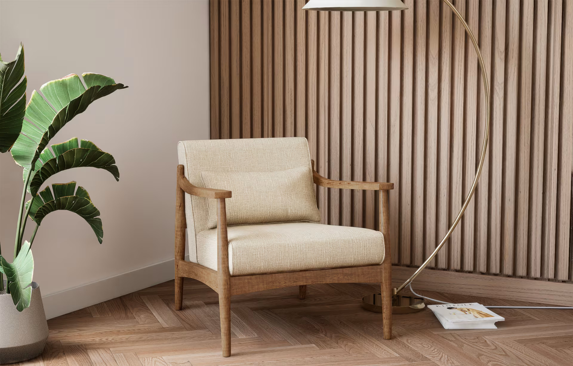 Sherwood Oak Accent Armchair | M&S | Marks & Spencer (UK)